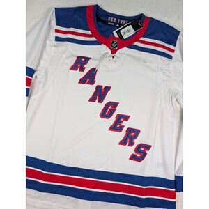 New York Rangers Adidas Hockey Jersey sz 54‎ Away Primegreen White NWT